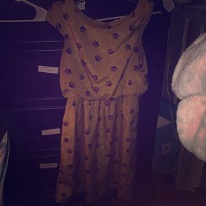 Small owl pattern dress